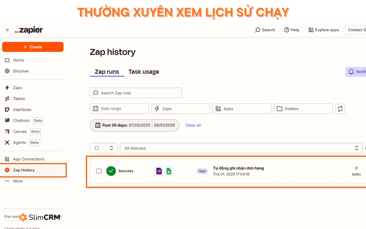 cách sử dụng zapier