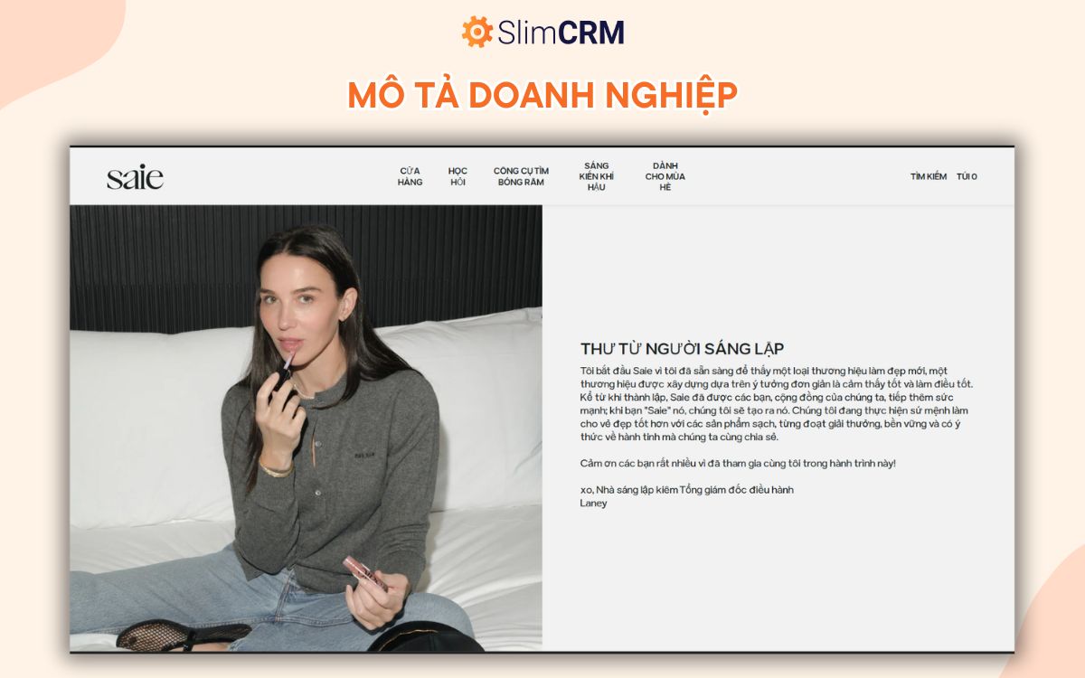 Mẫu mô tả doanh nghiệp trong kế hoạch kinh doanh