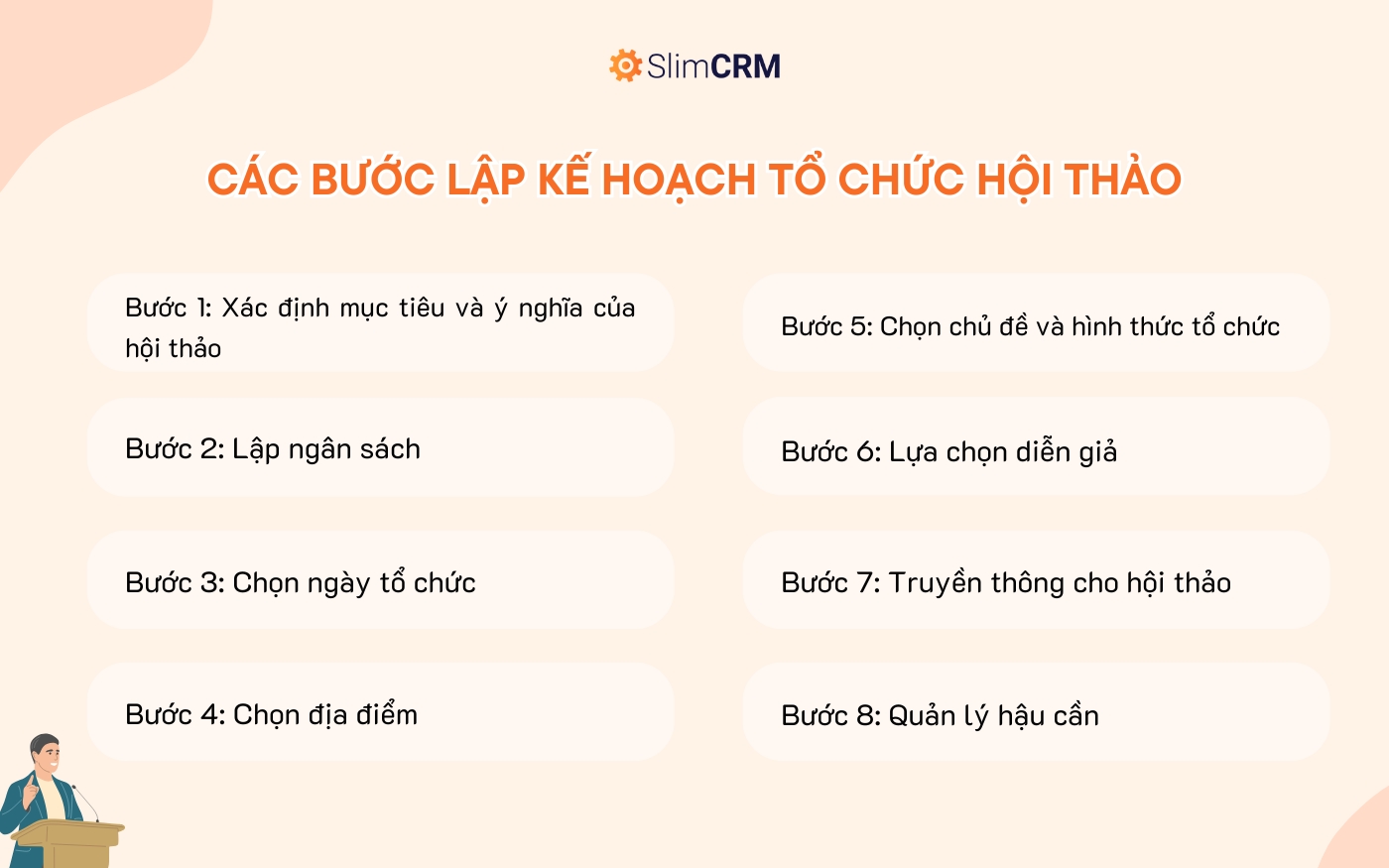 Kế hoạch tổ chức hội thảo