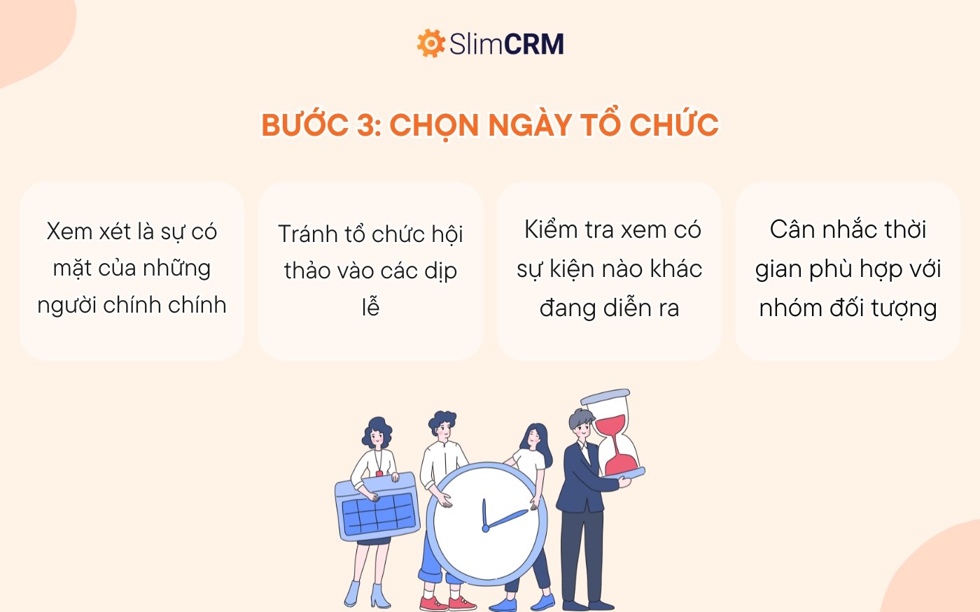 Kế hoạch tổ chức hội thảo 3