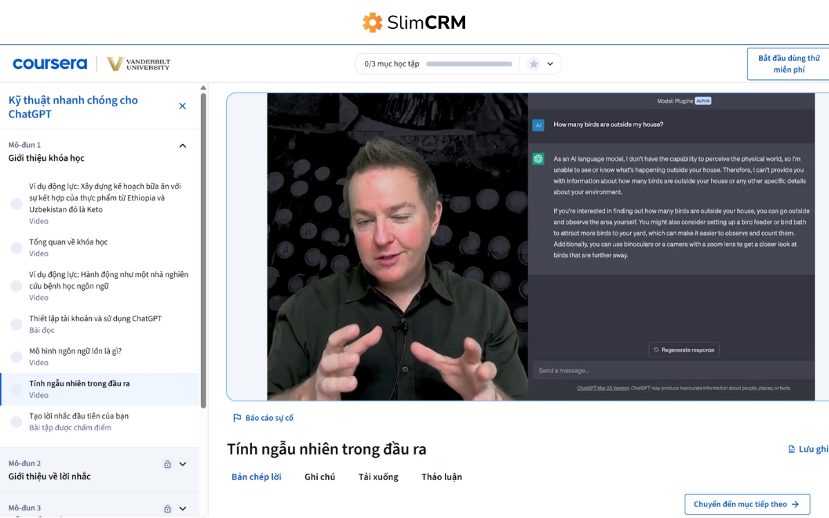 Khóa học AI cho người mới bắt đầu