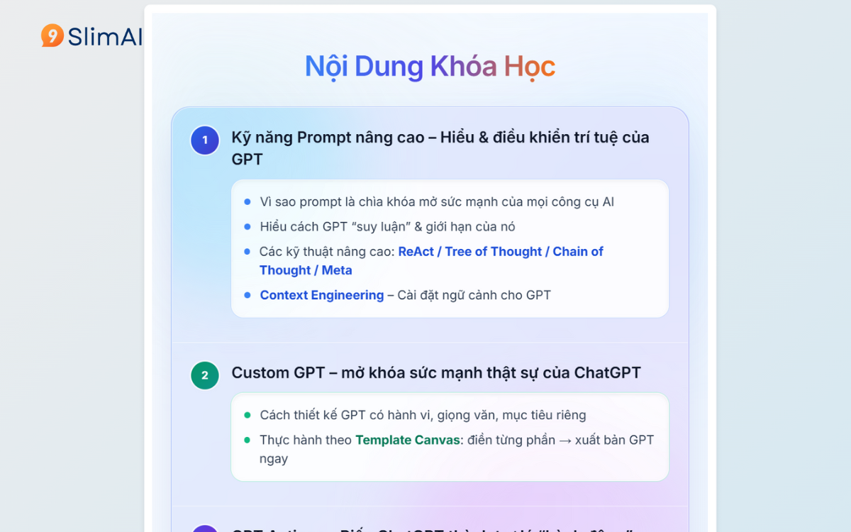 Khóa học ChatGPT