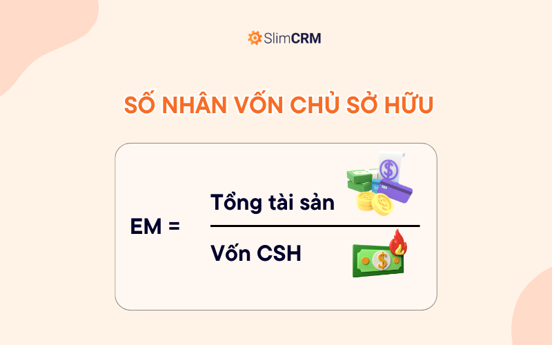 Công thức số nhân vốn chủ sở hữu