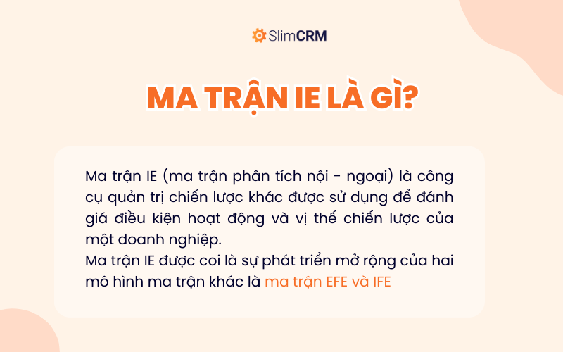 Ma trận IE là gì?