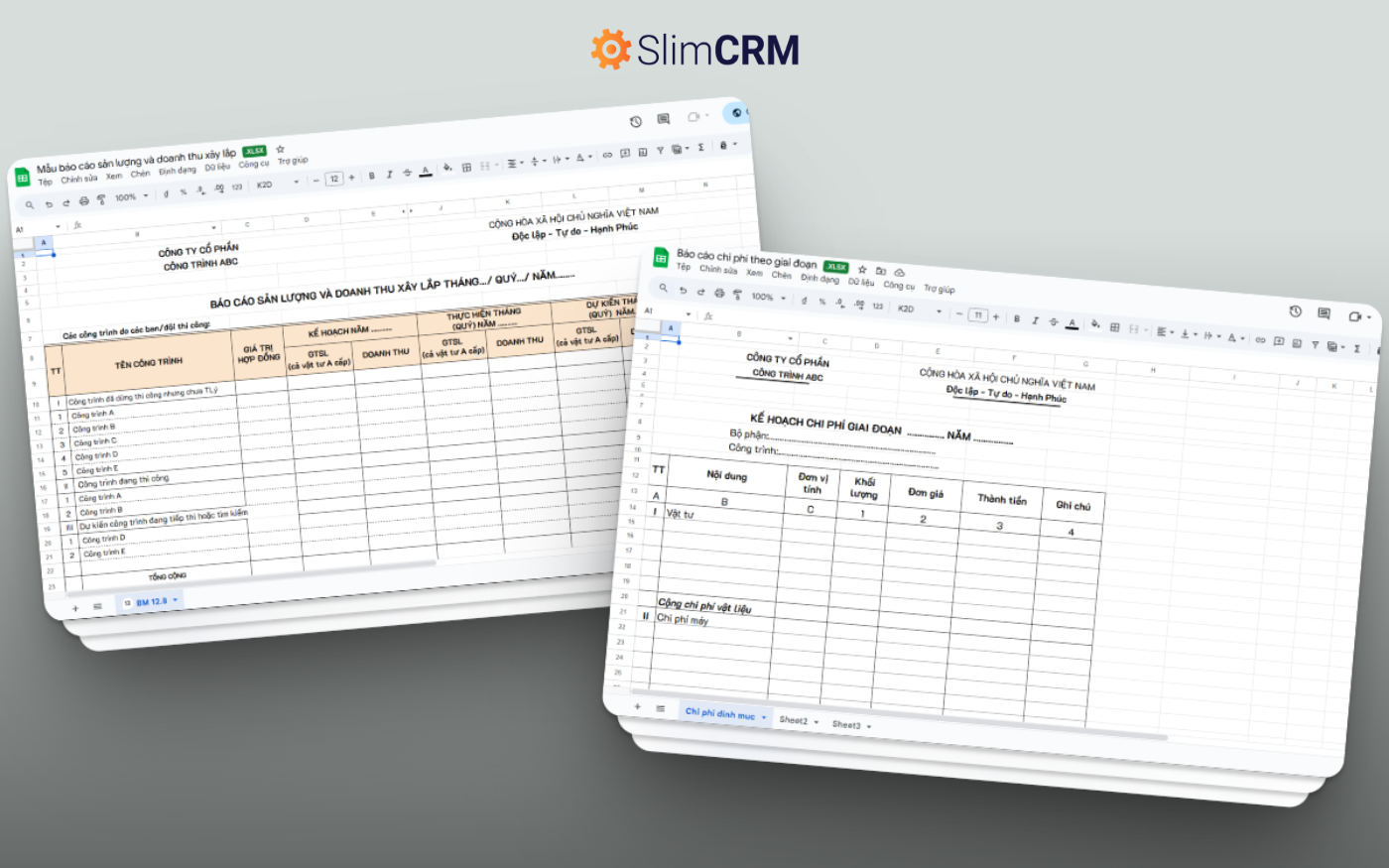 Mẫu lập kế hoạch thi công công trình 6