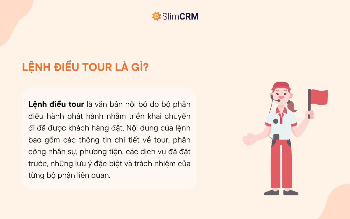 mẫu lệnh điều tour du lịch là gì