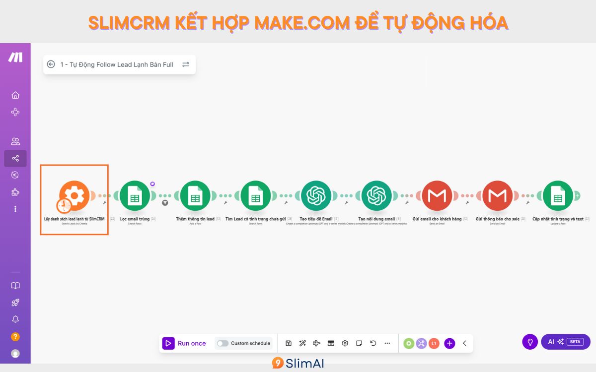 Phần mềm CRM AI Agent