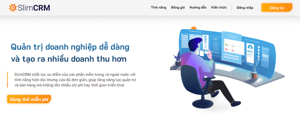 phần mềm CRM cho agency tốt nhất SlimCRM 