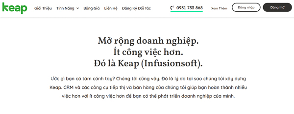 phần mềm CRM cho agency K