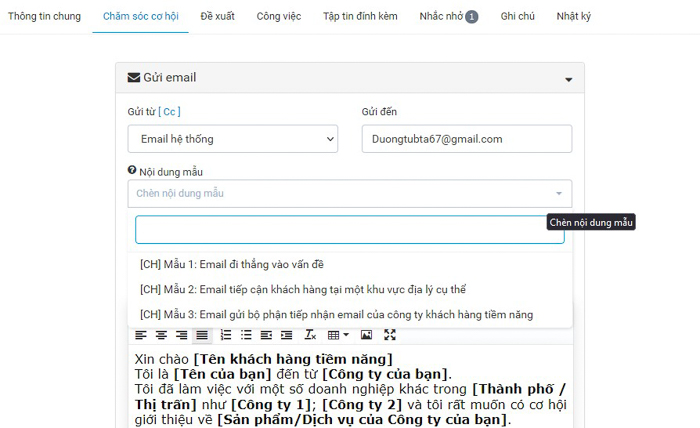 phần mềm crm giáo dục đào tạo tốt nhất slimcrm tính năng