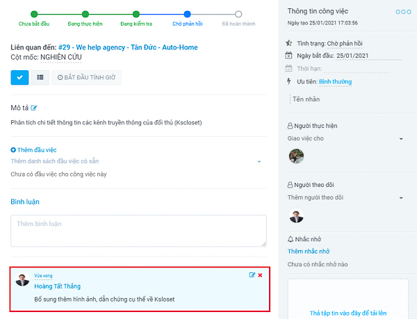 phần mềm crm giáo dục đào tạo tốt nhất slimcrm tính năng