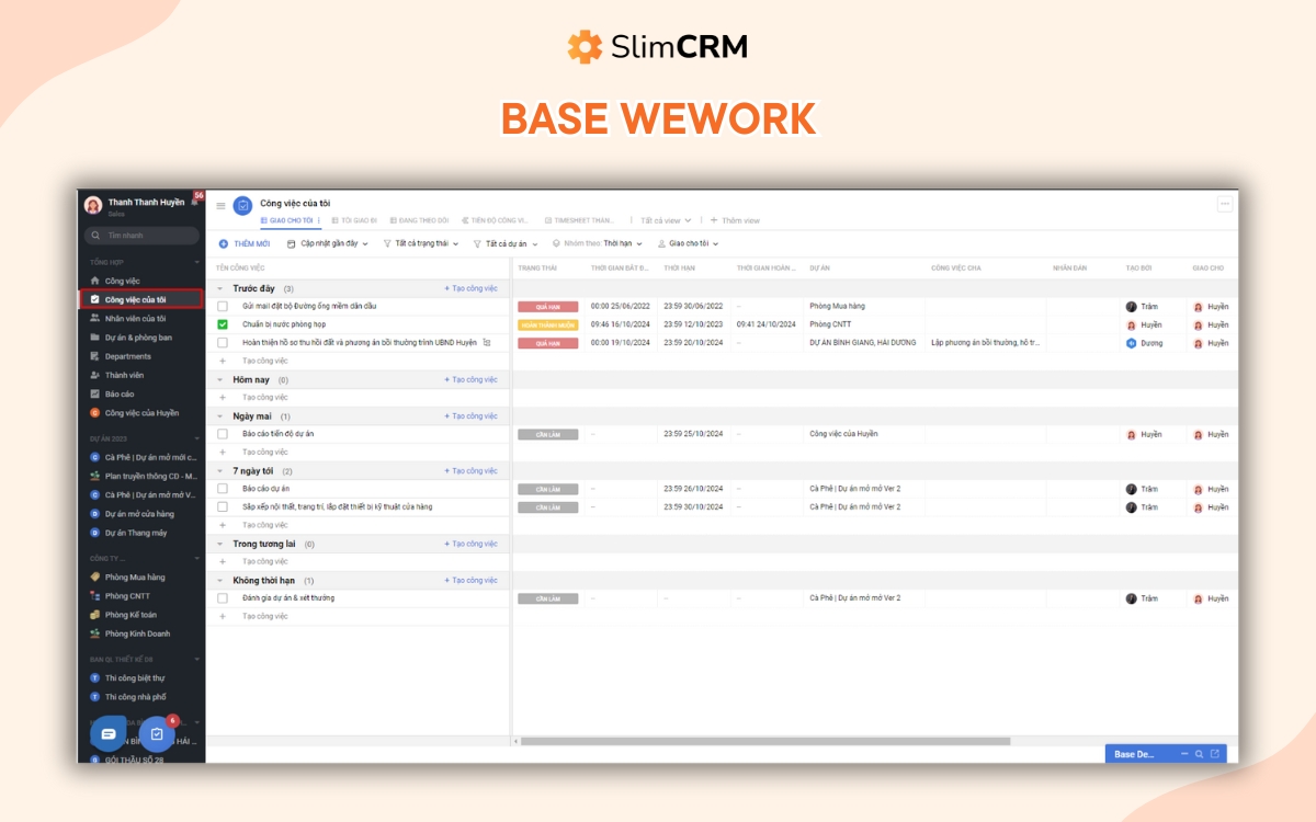 Phần mềm giao việc cho nhân viên