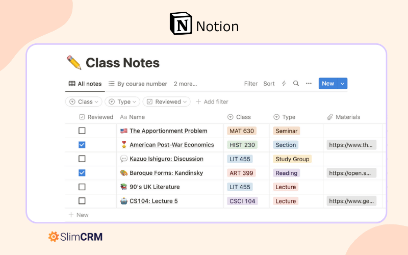 Công cụ lập kế hoạch và quản lý công việc Notion