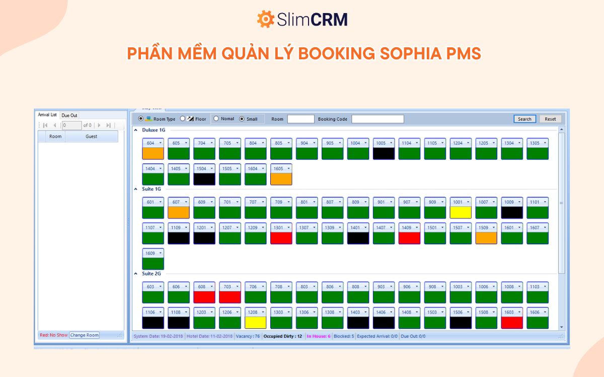 Phần mềm quản lý booking 3