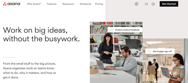 Phần mềm giao việc Asana