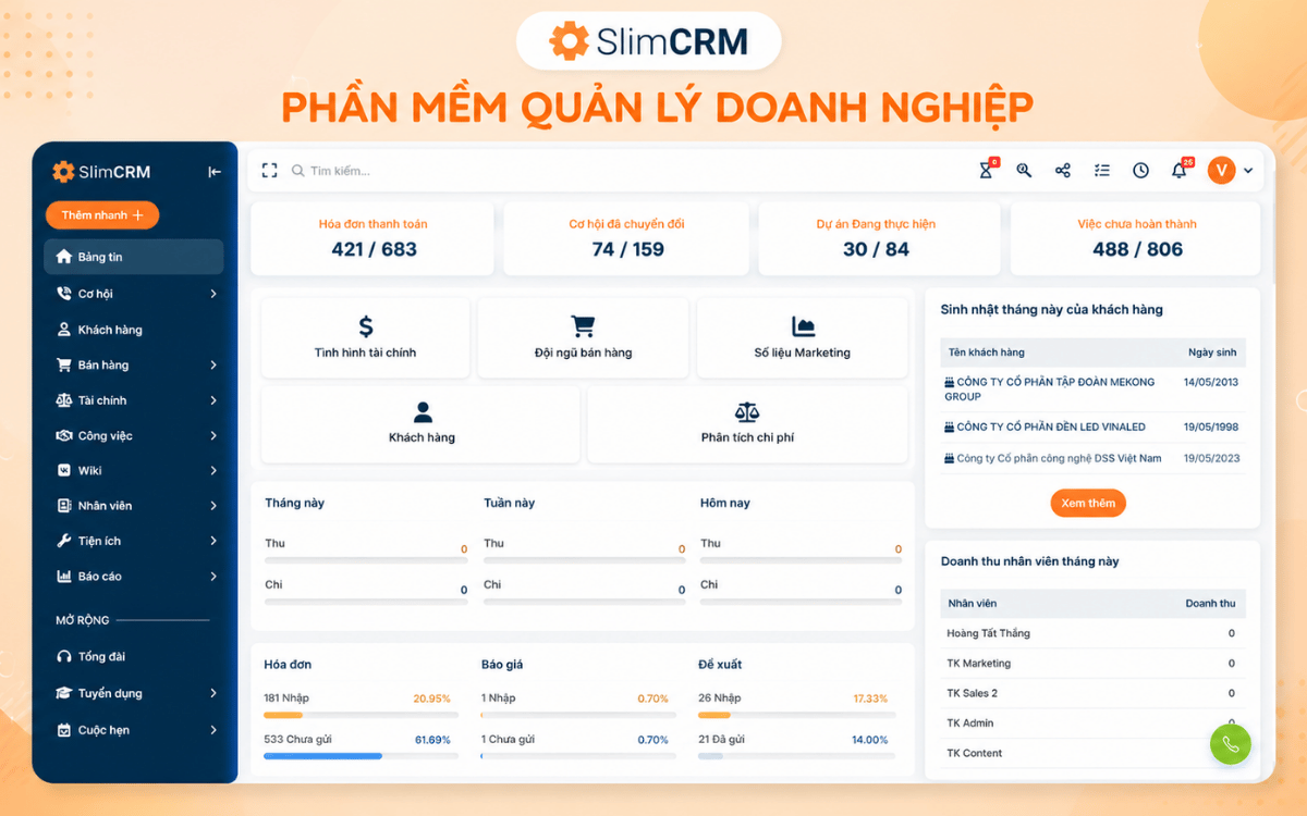 Phần mềm quản lý doanh nghiệp 1