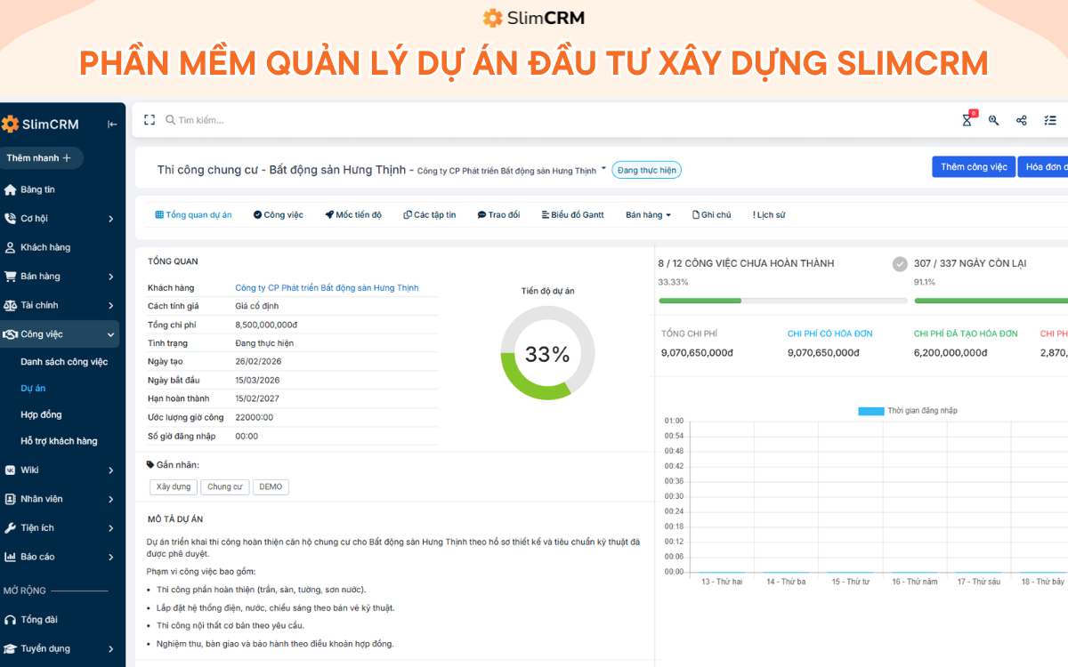 phần mềm quản lý dự án đầu tư xây dựng 1