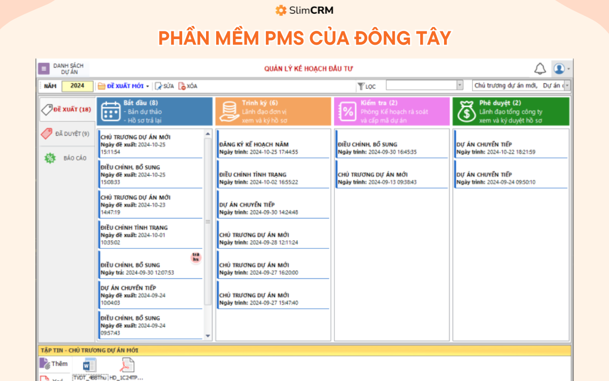 phần mềm quản lý dự án đầu tư xây dựng 4