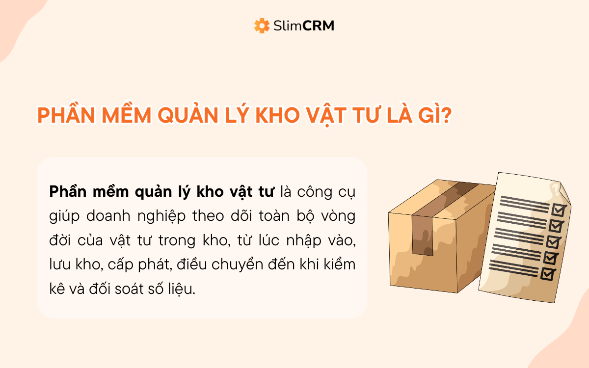Phần mềm quản lý kho vật tư là gì