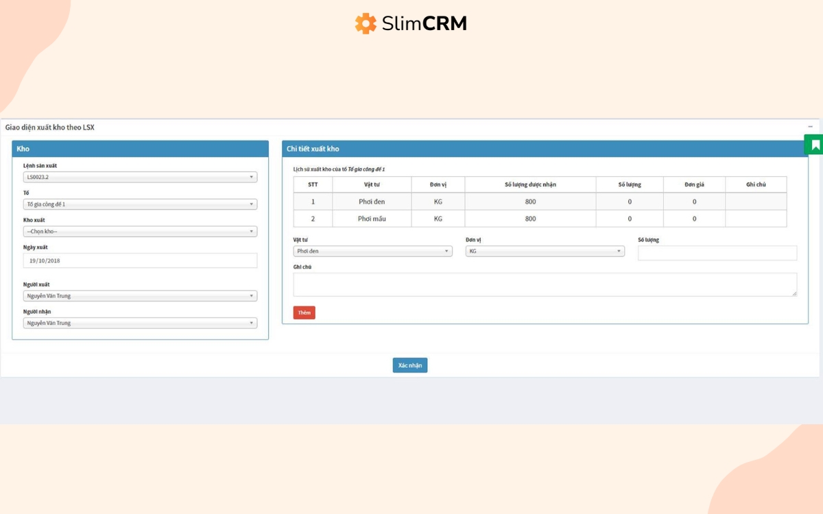 Phần mềm sản xuất may mặc