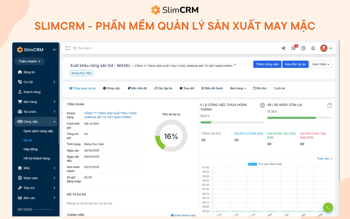 phần mềm quản lý sản xuất may mặc