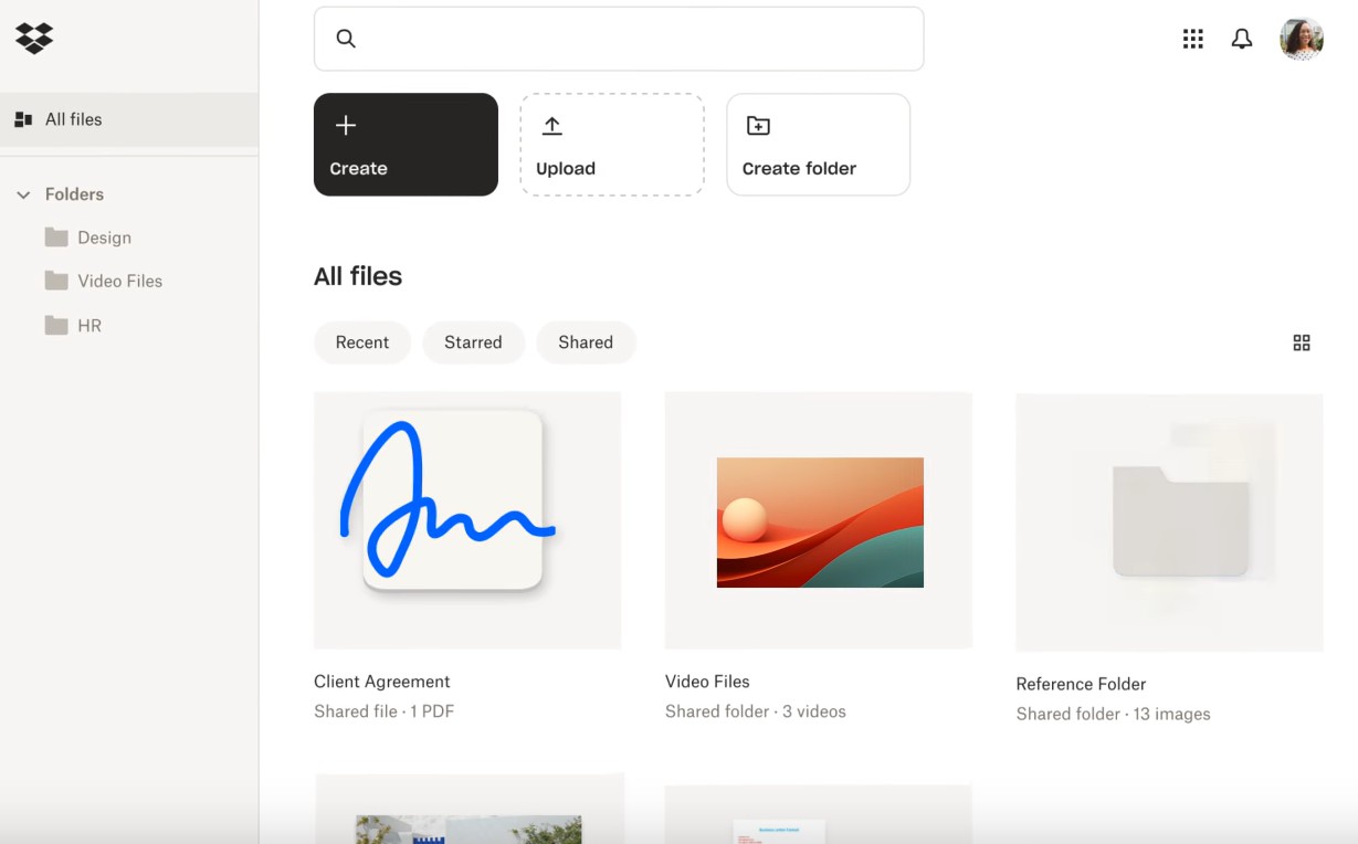 phần mềm quản lý tài liệu dropbox