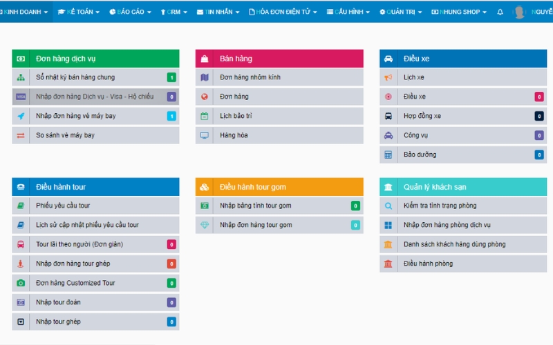 Visoft Travel - phần mềm quản lý điều hành tour hiện đại