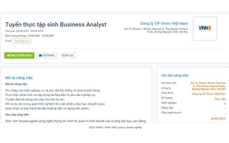 Tạo trang web tuyển dụng riêng cho doanh nghiệp
