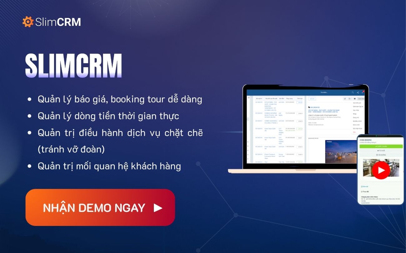 phần mềm tính giá tour du lịch