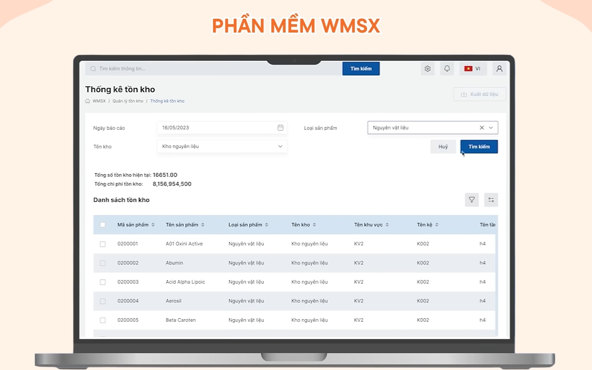 Phần mềm WMSX
