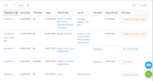 quản lý giao dịch với SlimCRM