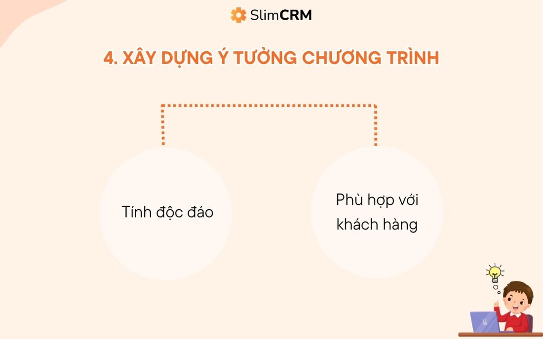 xây dựng ý tưởng chương trình