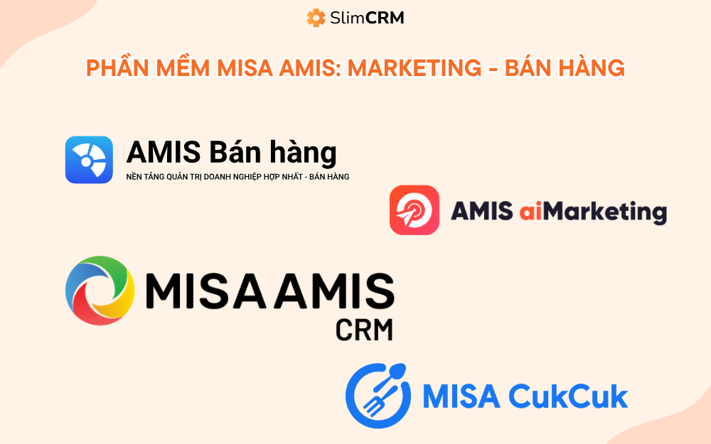 Các phần mềm MISA AMIS