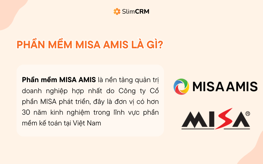 phần mềm misa amis là gì