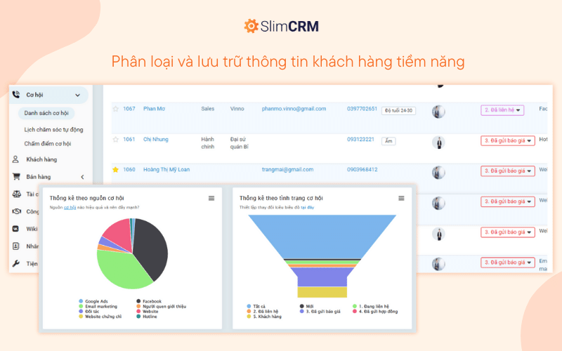 Phần mềm Slimcrm