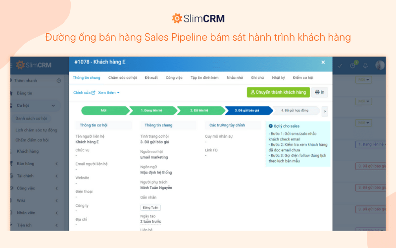 Phần mềm SlimCRM