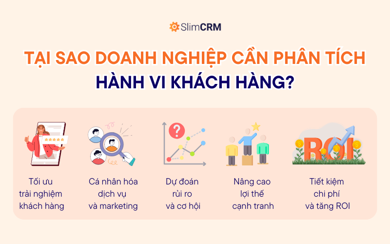 Tại sao doanh nghiệp cần phân tích hành vi khách hàng?