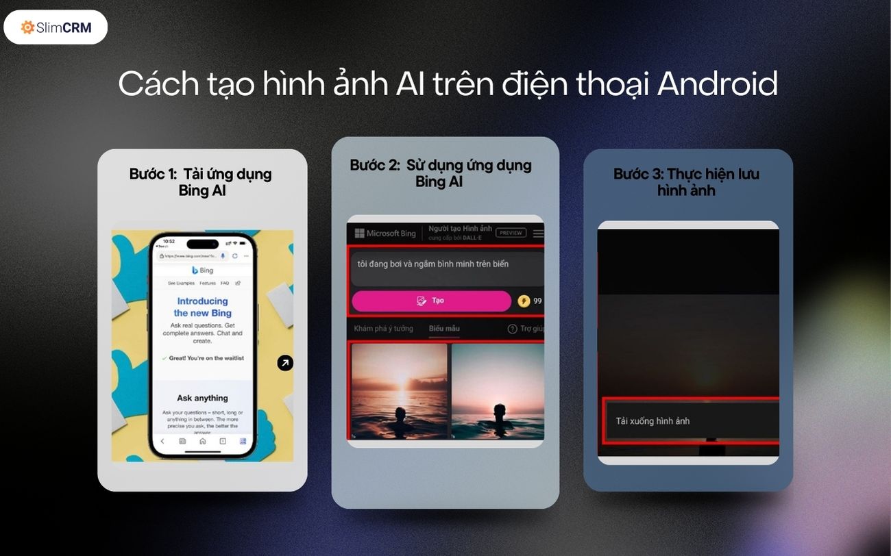 Tạo ảnh AI Free trên điện thoại Android