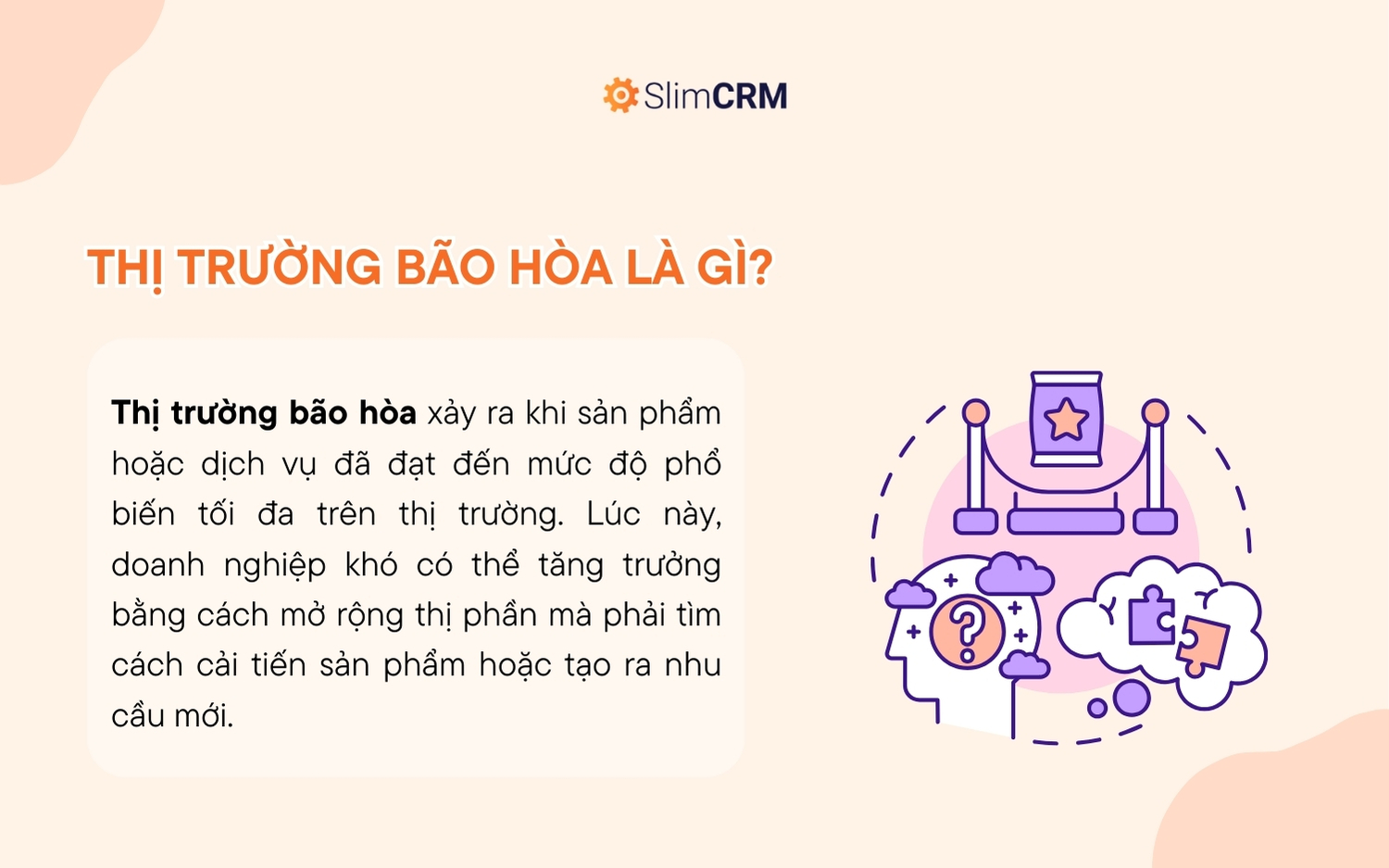 Thị trường bão hòa là gì