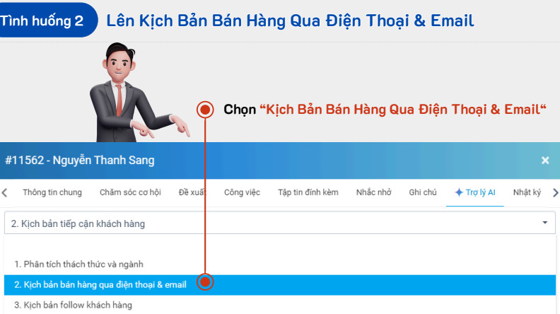 Trợ lý AI lên kịch bản bán hàng cá nhân hóa