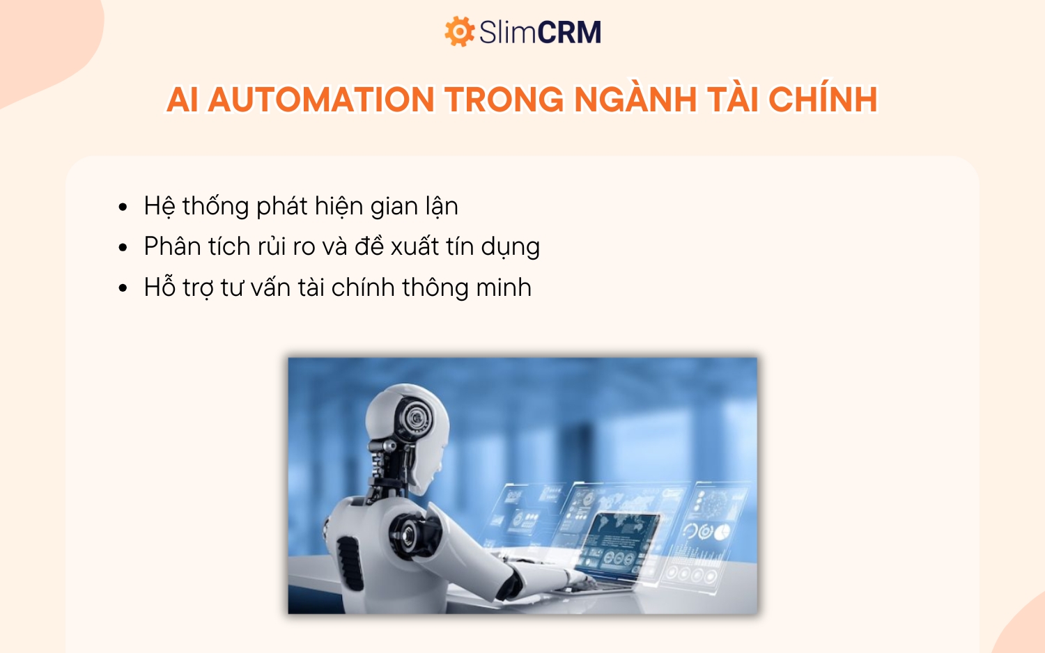 AI Automation trong ngành Tài Chính