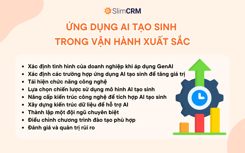 Ứng dụng AI tạo sinh trong vận hành xuất sắc