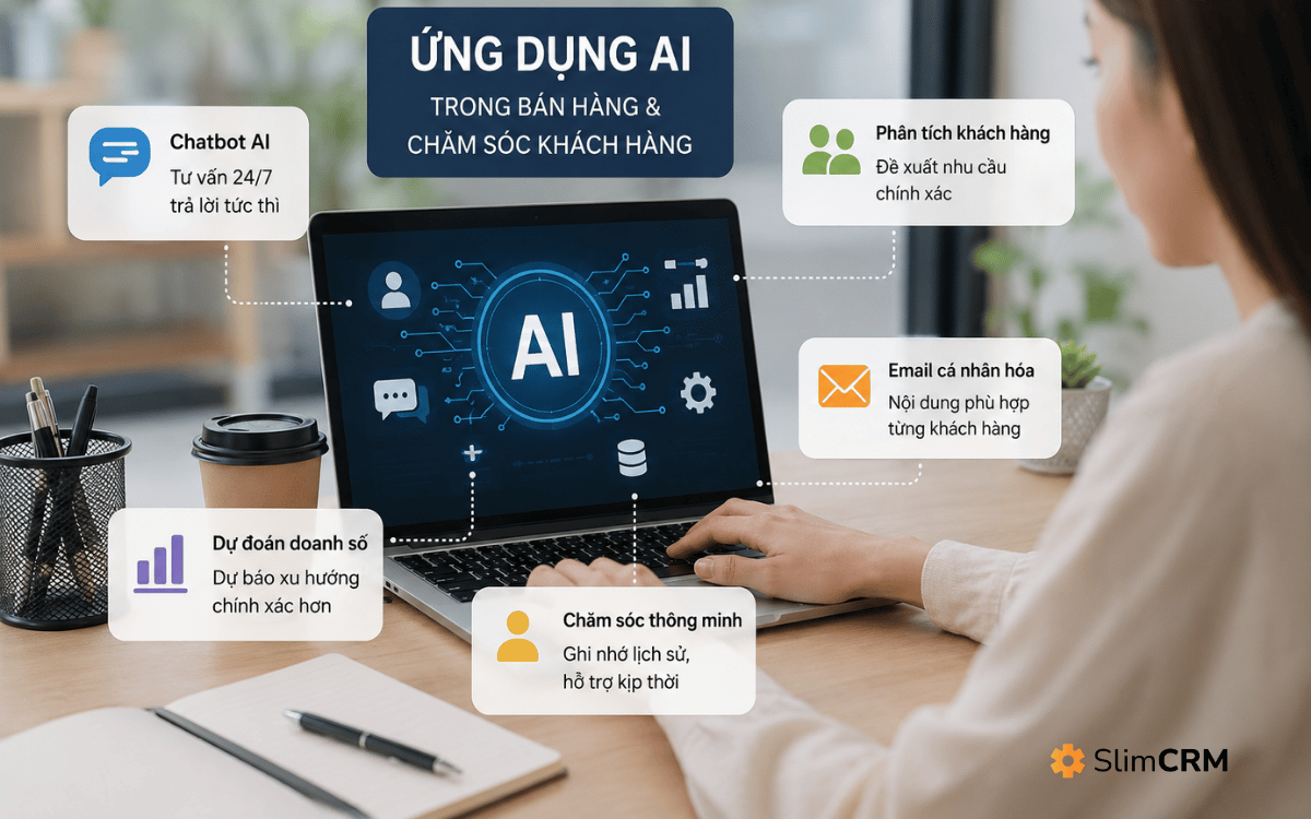 ứng dụng AI trong bán hàng