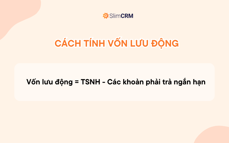 Công thức tính vốn lưu động