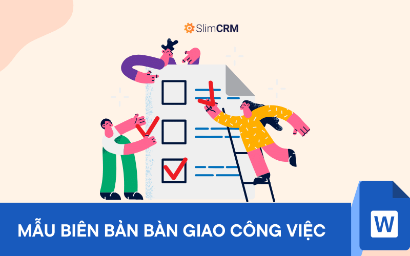 Mẫu biên bản bàn giao công việc