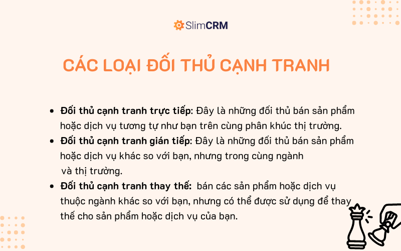 Các loại đối thủ cạnh tranh