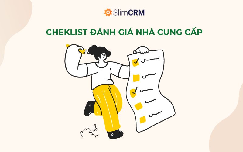 Checklist Form đánh giá nhà cung cấp