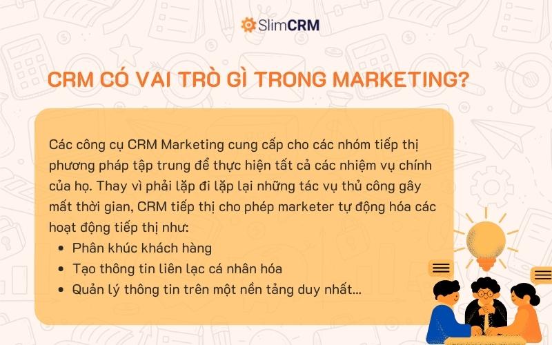 Vai trò của CRM Marketing là gì