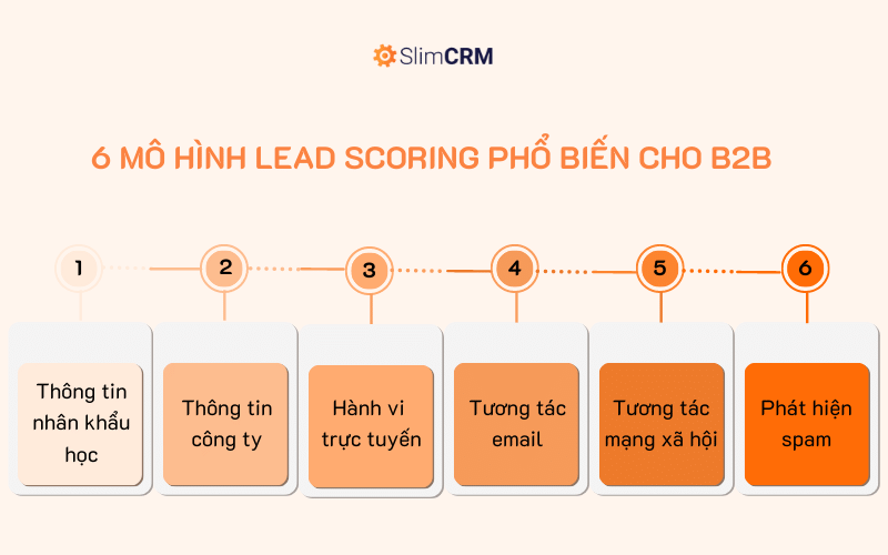 6 Mô hình Lead Scoring B2B phổ biến