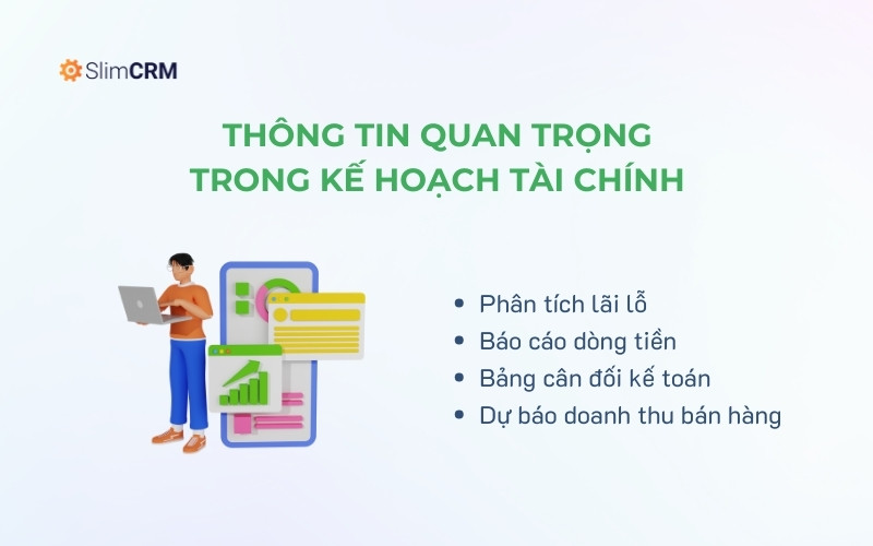 Những thông tin quan trọng trong kế hoạch tài chính